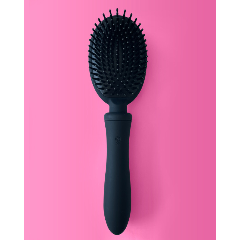 VIBRALISS Brosse à Cheveux Vibrante Vibraliss 11.5 x 3.3cm Noir